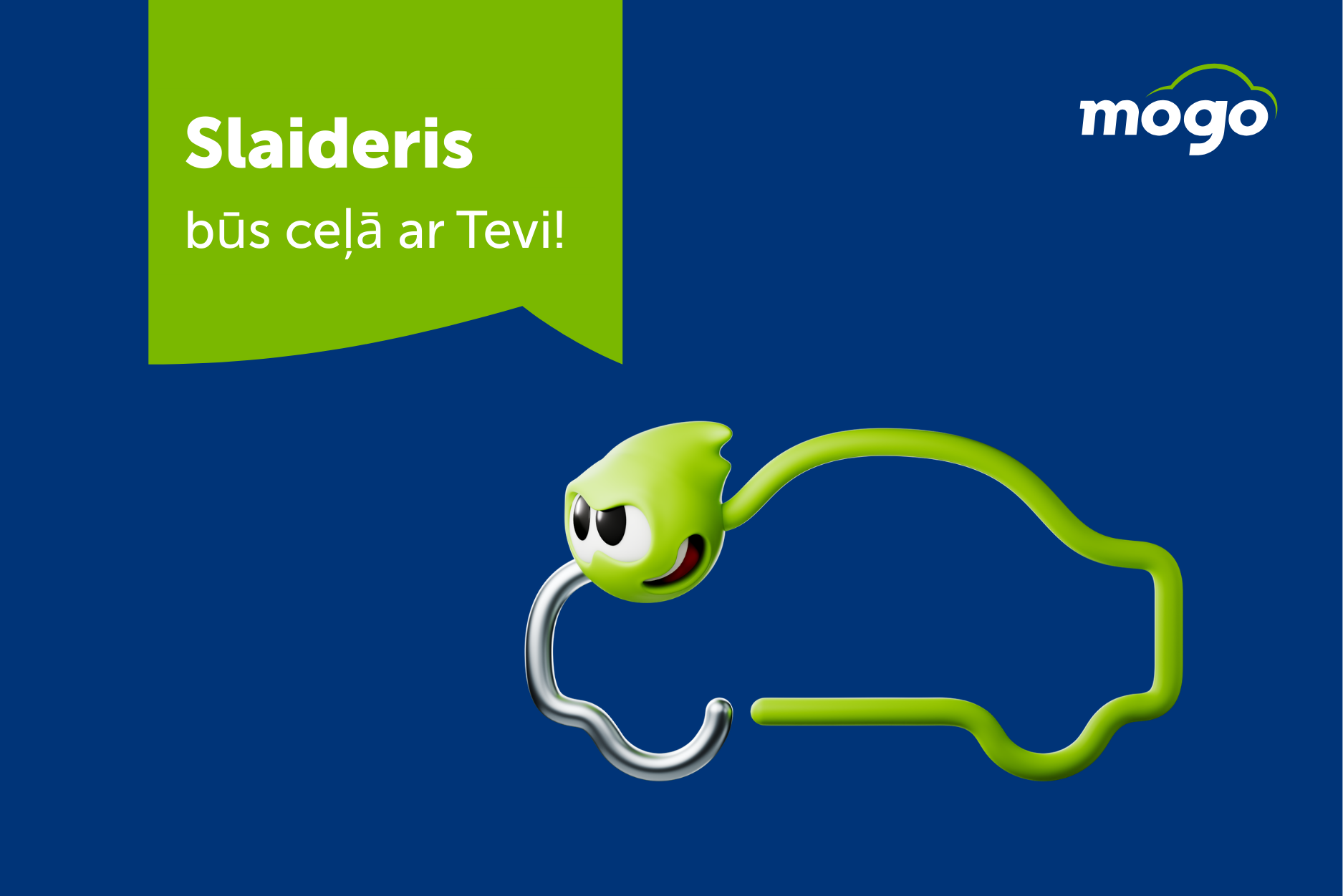 Слайдер Mogo помогает выбрать автолизинг и автофинансирование в Латвии